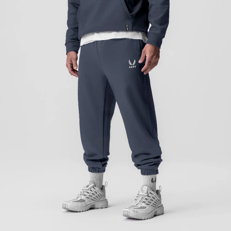 0655. Tech-Terry™ Oversized Sweats - Navy ""Emblem""