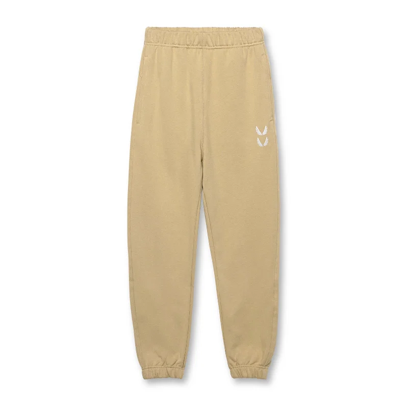 0655. Tech-Terry™ Oversized Sweats - Khaki ""Stacked Wings""