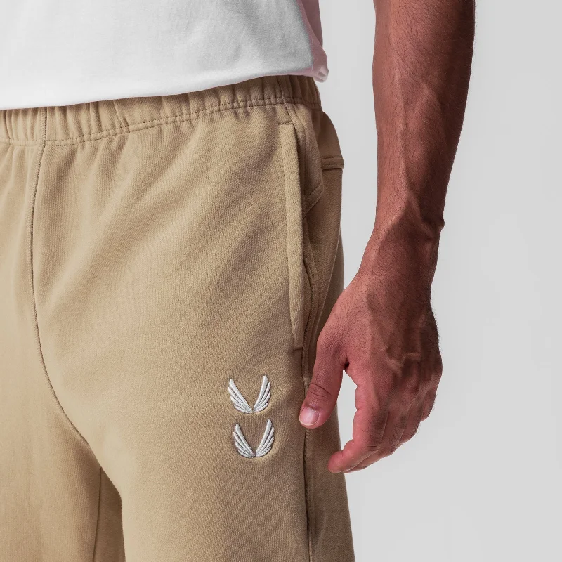 0655. Tech-Terry™ Oversized Sweats - Khaki ""Stacked Wings""