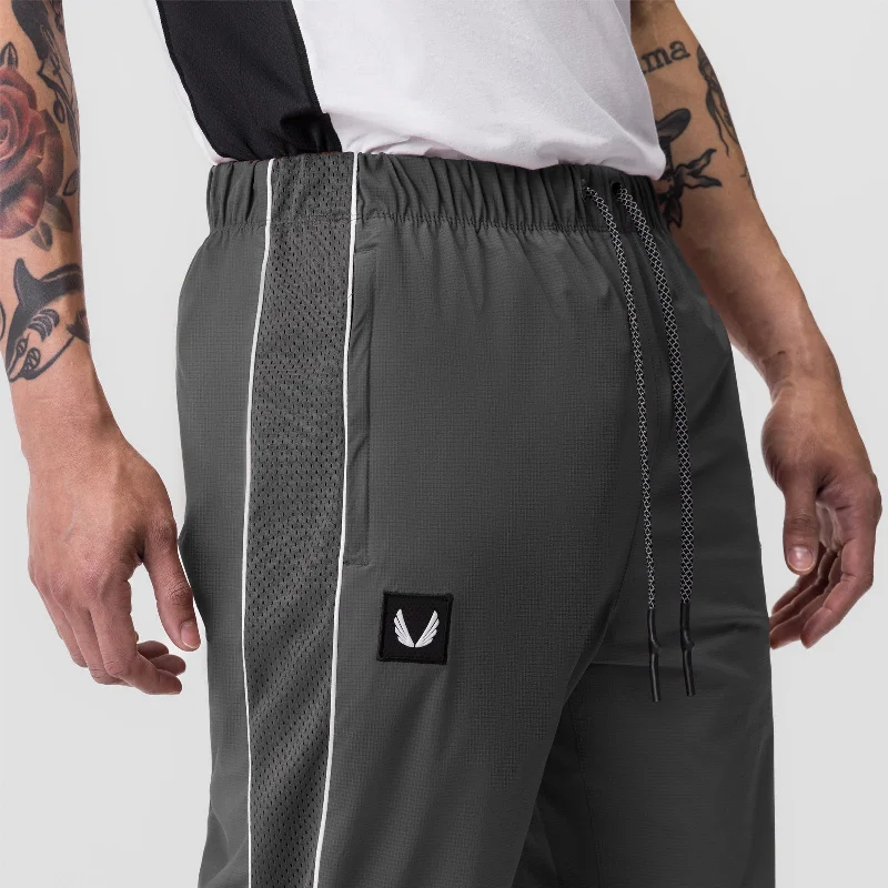 0796. Ripstop Oversized Track Pant  - Raven