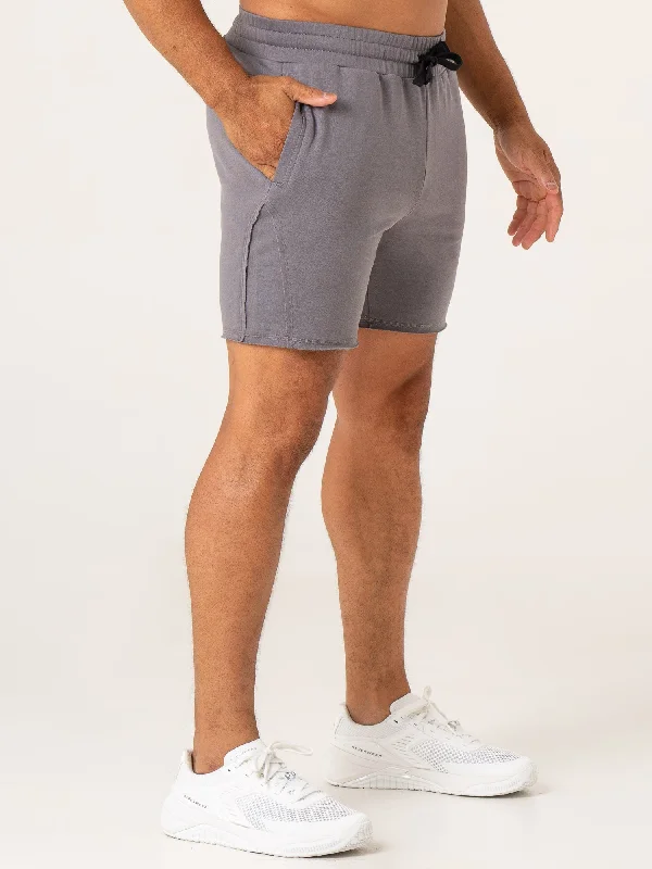 Force 6"" Track Shorts - Charcoal