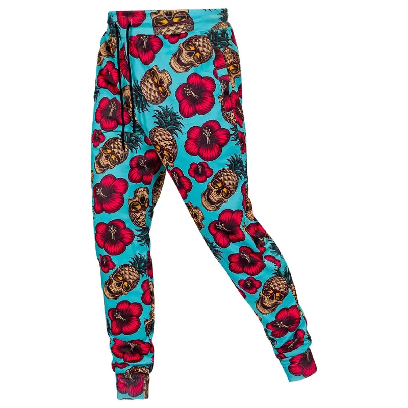 RELAXED FIT ATHLETIC MIDWEIGHT JOGGERS | TEAL PINEAPPLE EXPRESS