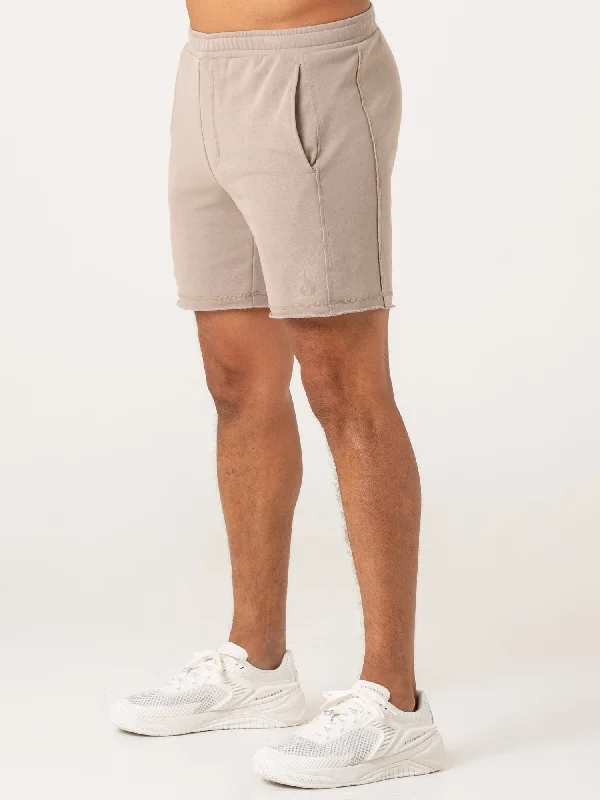 Pursuit Track Shorts - Taupe