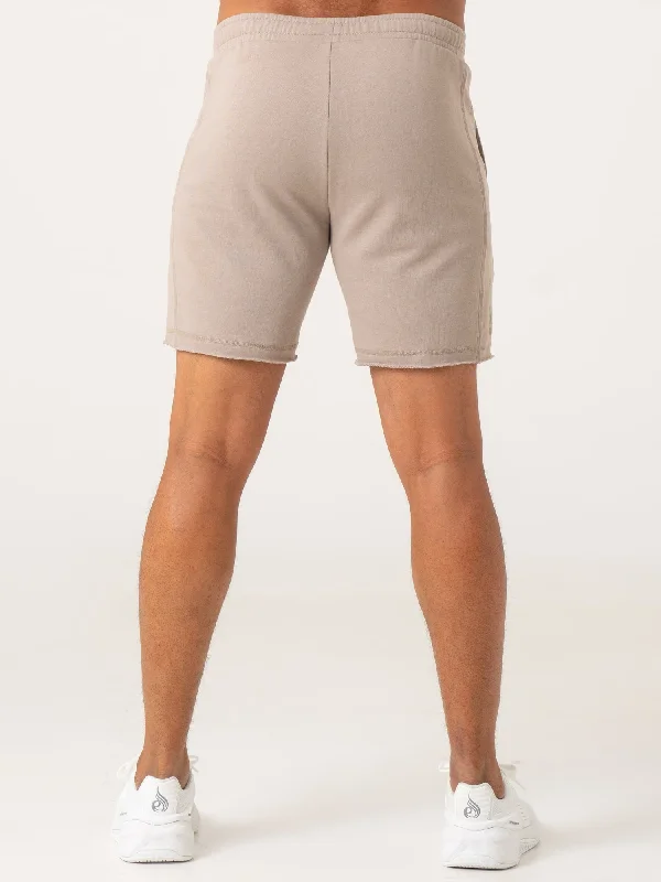 Pursuit Track Shorts - Taupe