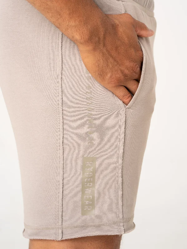 Pursuit Track Shorts - Taupe