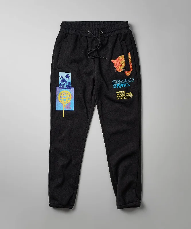 Smilez Multi Placement Jogger - Black