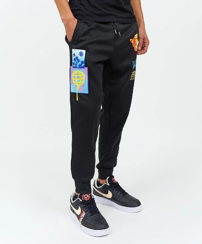 Smilez Multi Placement Jogger - Black