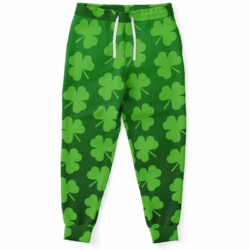 St Patricks Day Lucky Clover Fashion Jogger | Sweat Pants | Fashion Jogger | Joggers | Men's Joggers