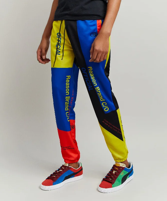 Take Whats Color Block Logo Jogger