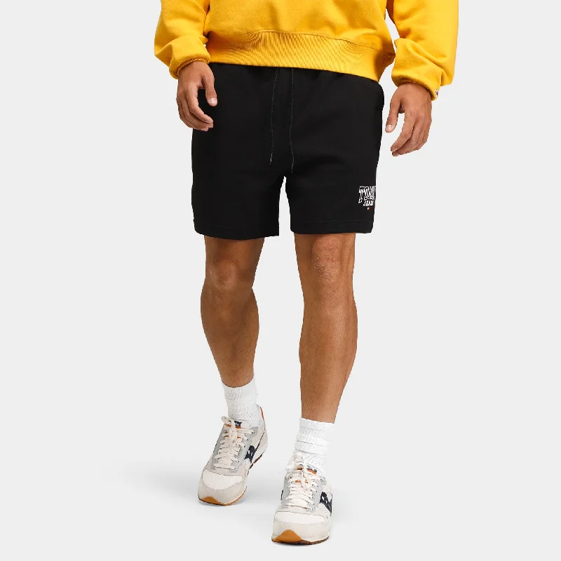 Tommy Jeans Collegiate Logo Sweat Shorts / Black