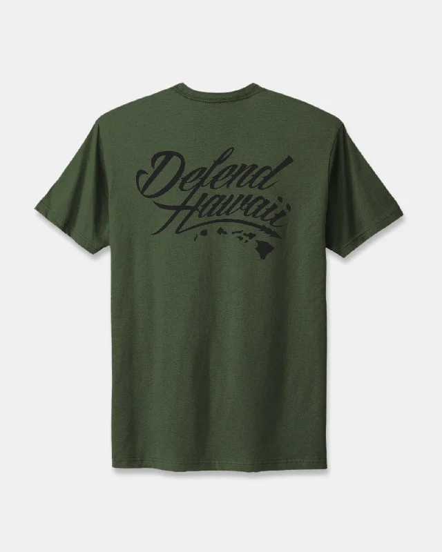 WILDSTYLE 'ELUA Military Green Premium Tee