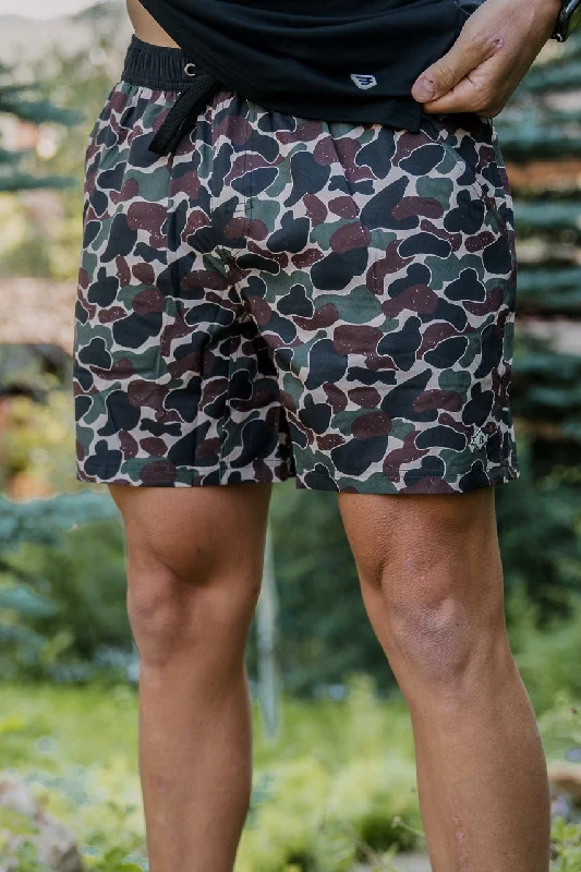 Athletic Short - Throwback Camo - Black Liner