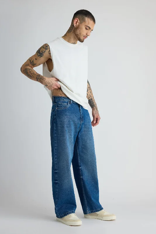 Classic Tuck Men's Straight Jeans