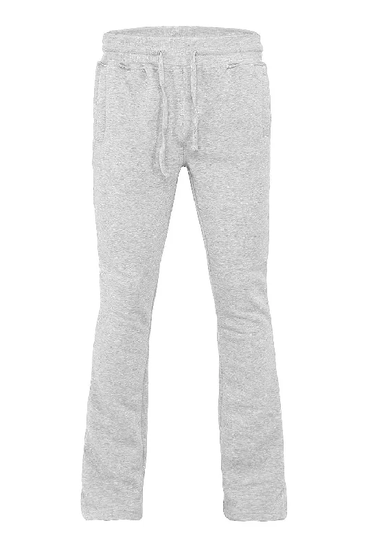 Men's Essential Slim Fit Flared Fleece Stacked Sweatpants