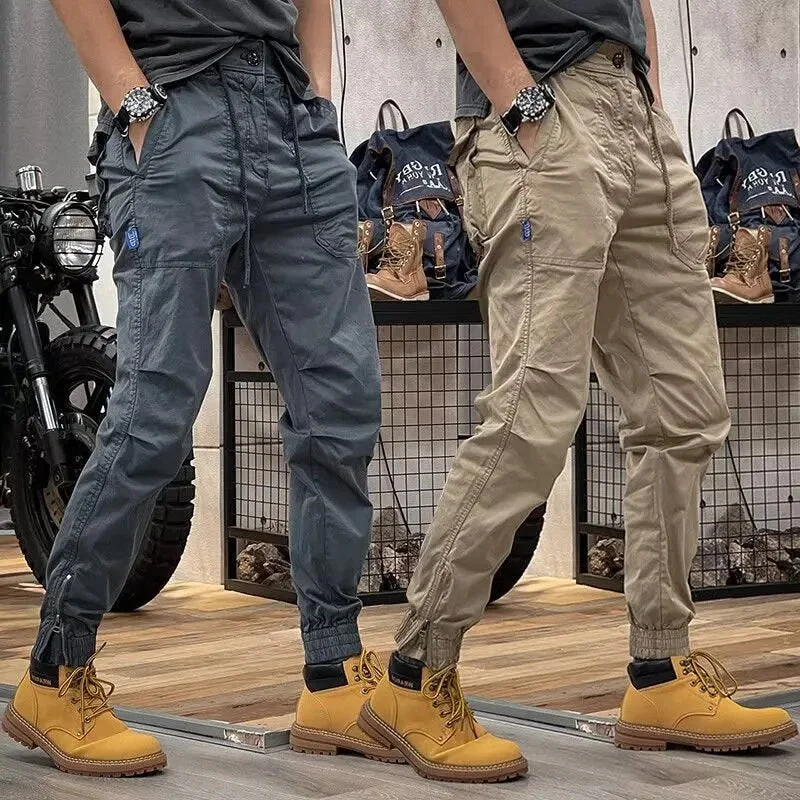 Navy Trousers Tactical Military Cargo Pants for Men ( Pack of 2 )