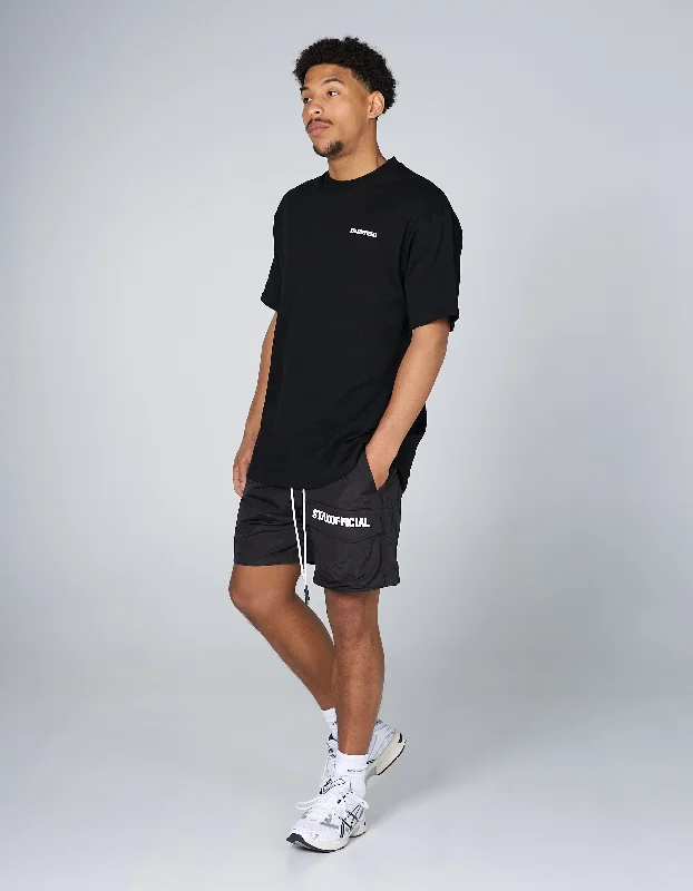 Mens Triple S Nylon Shorts - Black