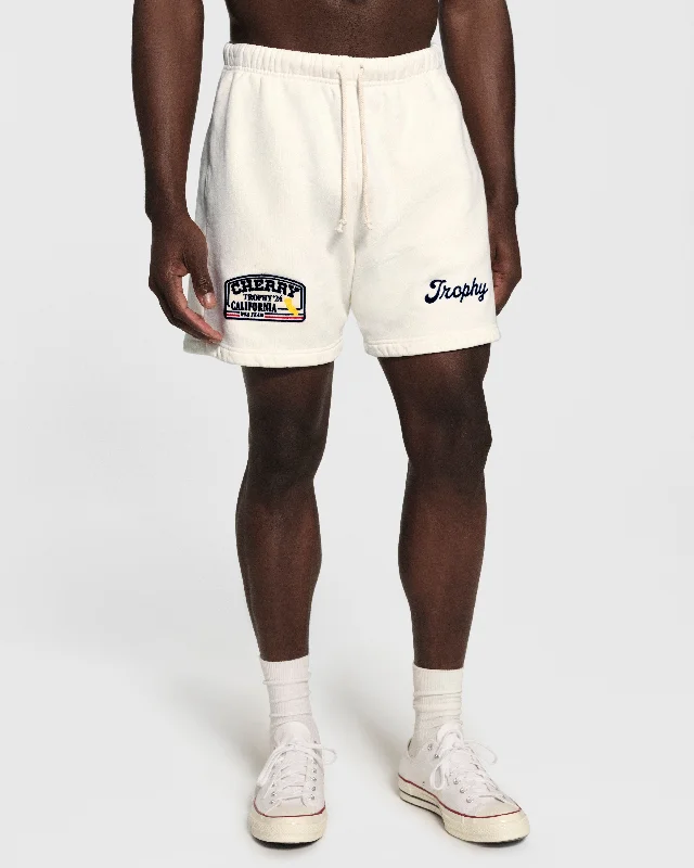 Trophy Sweatshorts (Vintage White)