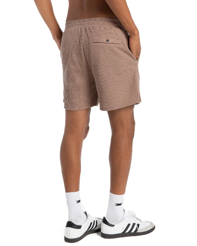 Waffle Shorts - Brown