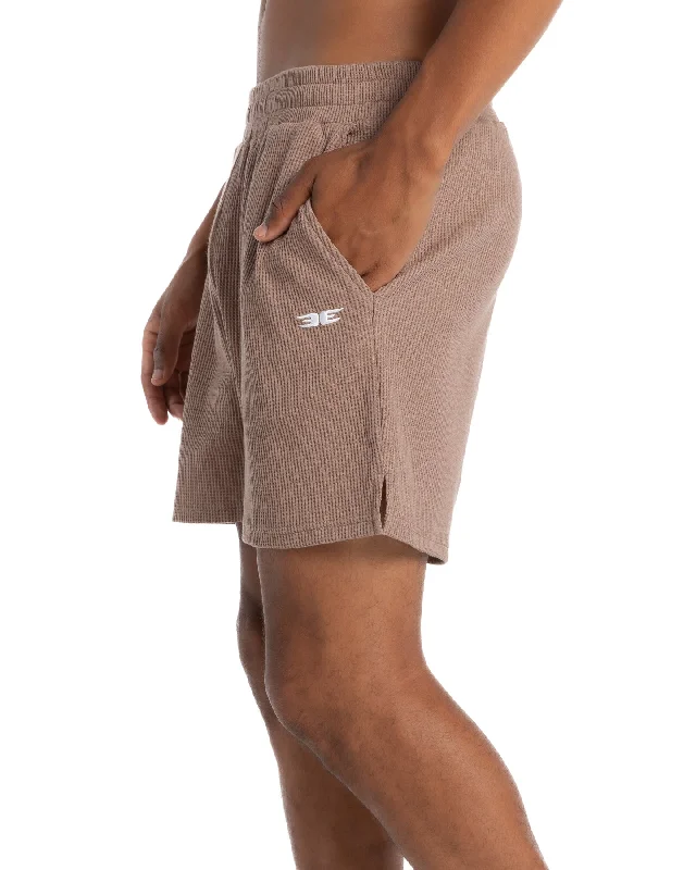 Waffle Shorts - Brown