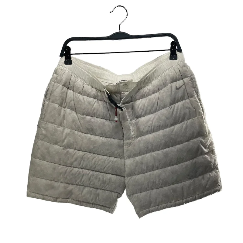 NIKE/Shorts/L/Nylon/WHT/PUFFER SHORTS/TOM SACHS