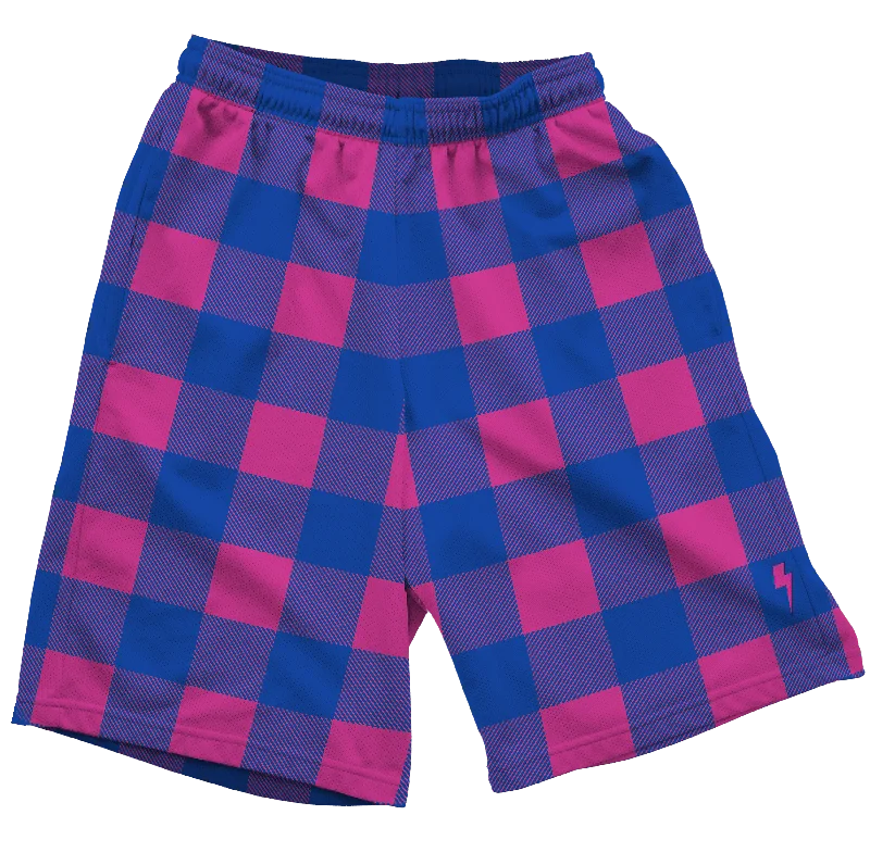 Neon Pink & Blue Shorts