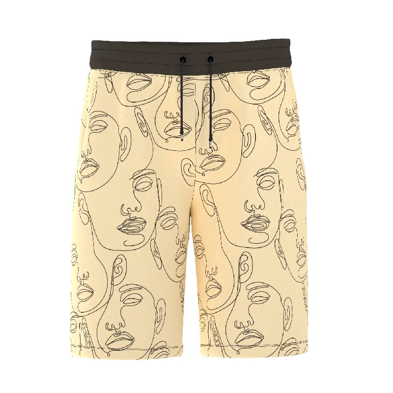 Line Face Shorts