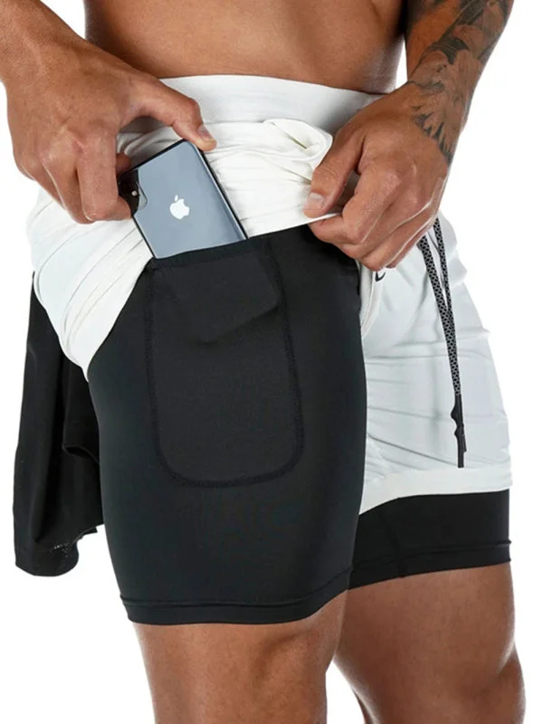 Men's athleisure two-piece shorts