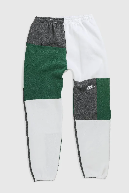 Unisex Rework Nike Patchwork Sweatpants - L