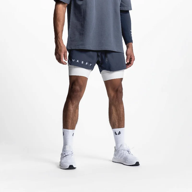 0490. Ultralight Pro 5"" Liner Short V2 - Navy/White (OG)