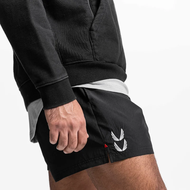 0601. Vintage 5"" Training Short - Black (OG)