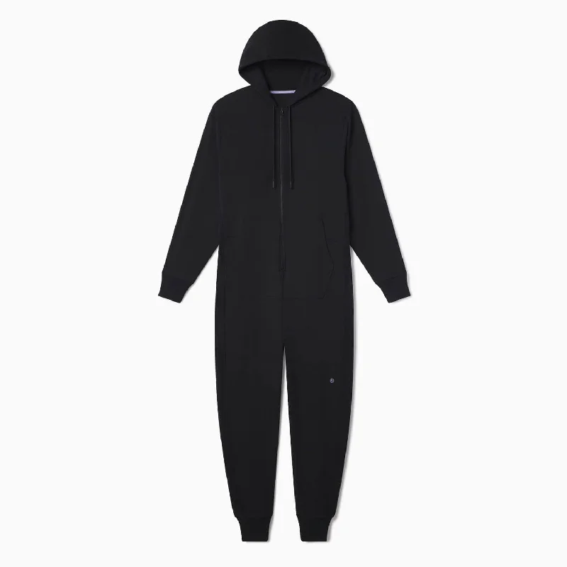 Black Flight Suit Onesie