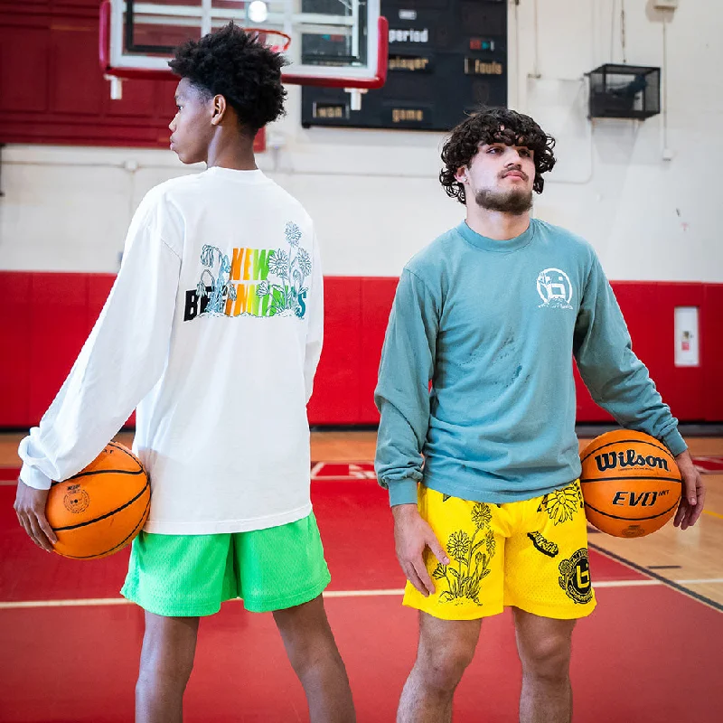 Growth Mesh Shorts in Yellow