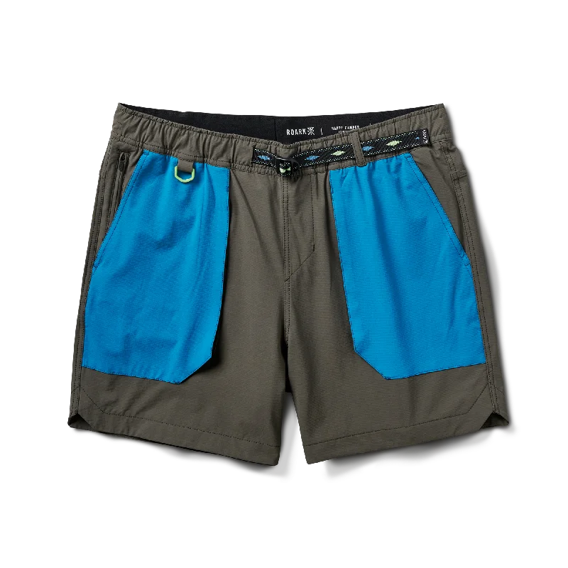 Happy Camper Shorts - Charcoal