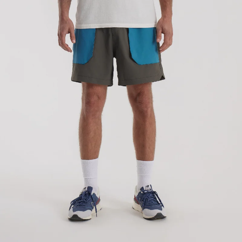 Happy Camper Shorts - Charcoal