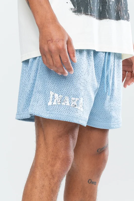 PSTAR MESH SHORTS - SKY BLUE