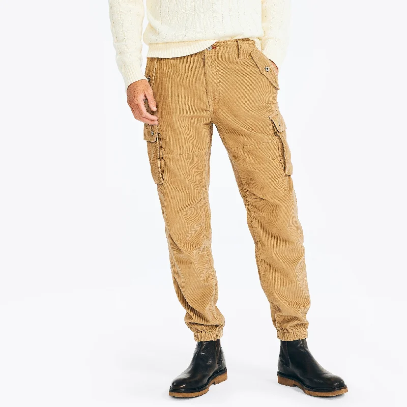 Nautica Mens Corduroy Cargo Jogger