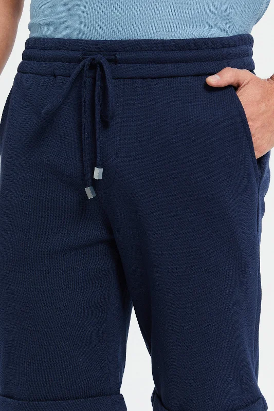 Men Navy Pull On Short