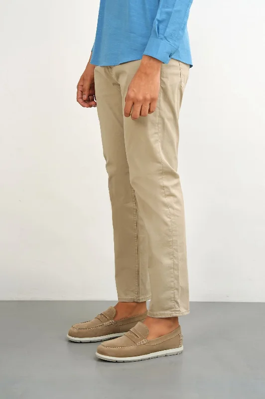 STRAIGHT COTTON PANT